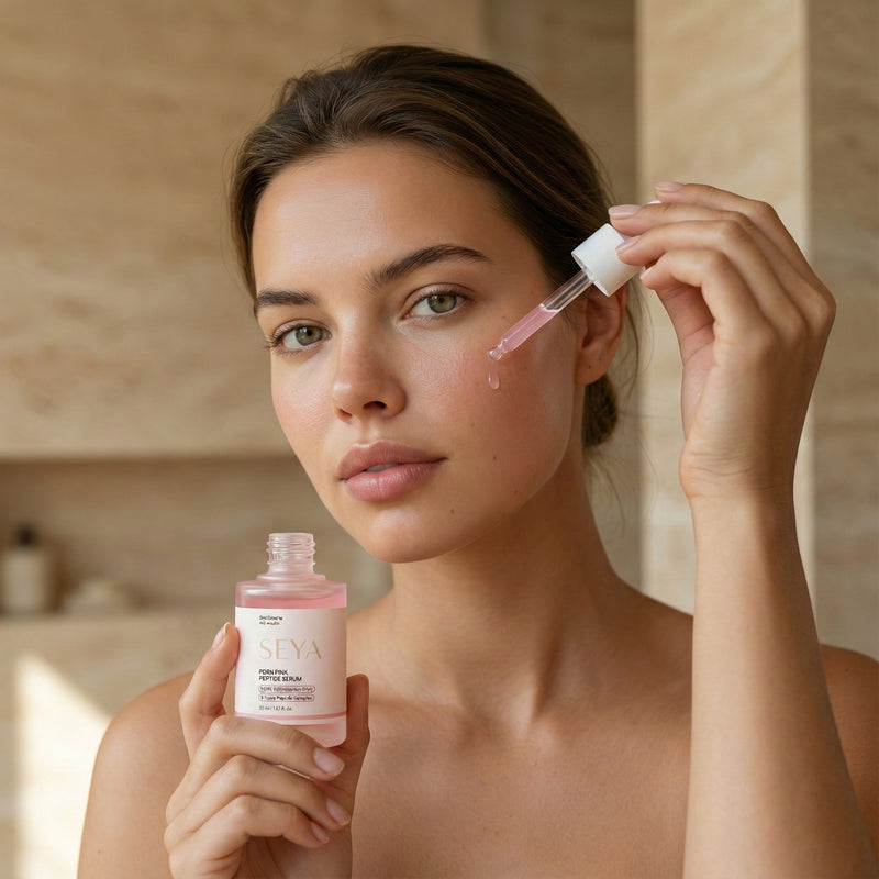 Cleanse and apply your serum